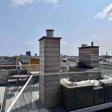 Penthouse W Rooftop Terrace And Elevator * Copenhaga