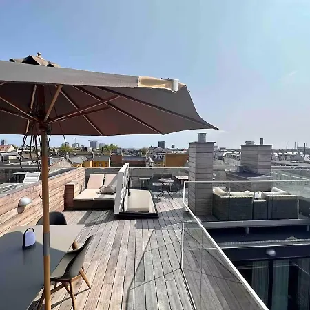Apartamento Penthouse W Rooftop Terrace And Elevator Copenhaga