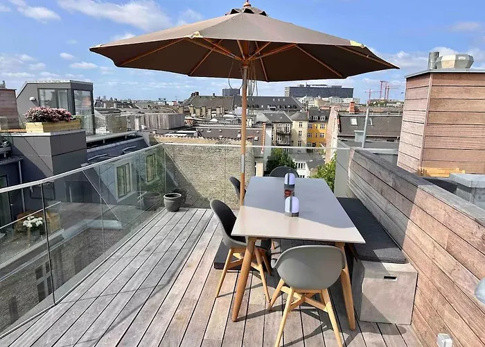 Penthouse W Rooftop Terrace&elevator * Kopenhagen